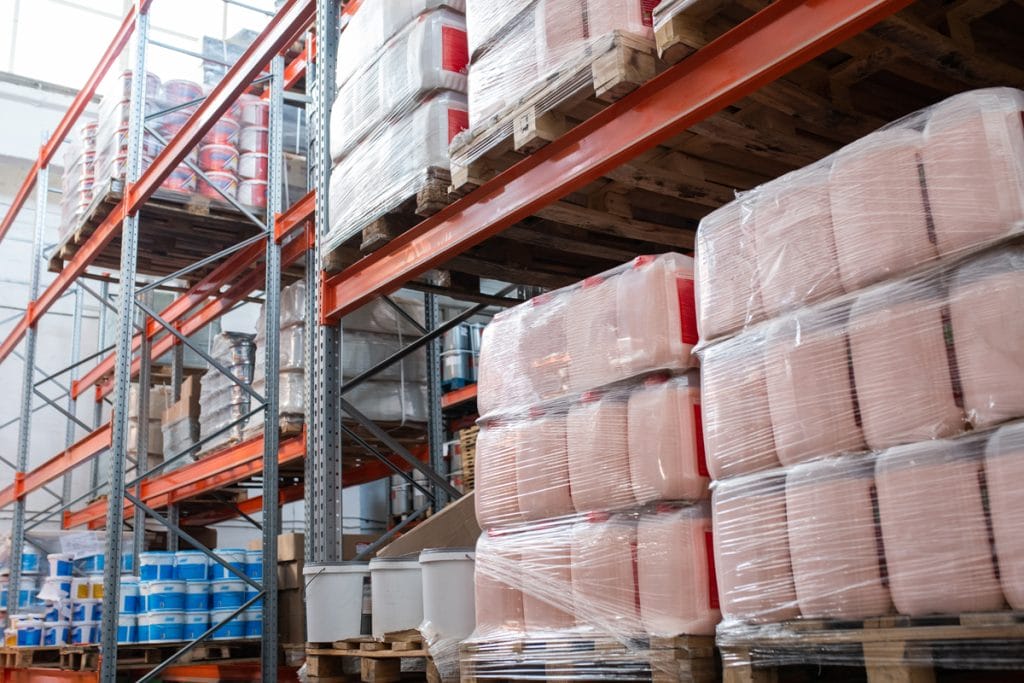 Crates used with Strapping Equipment